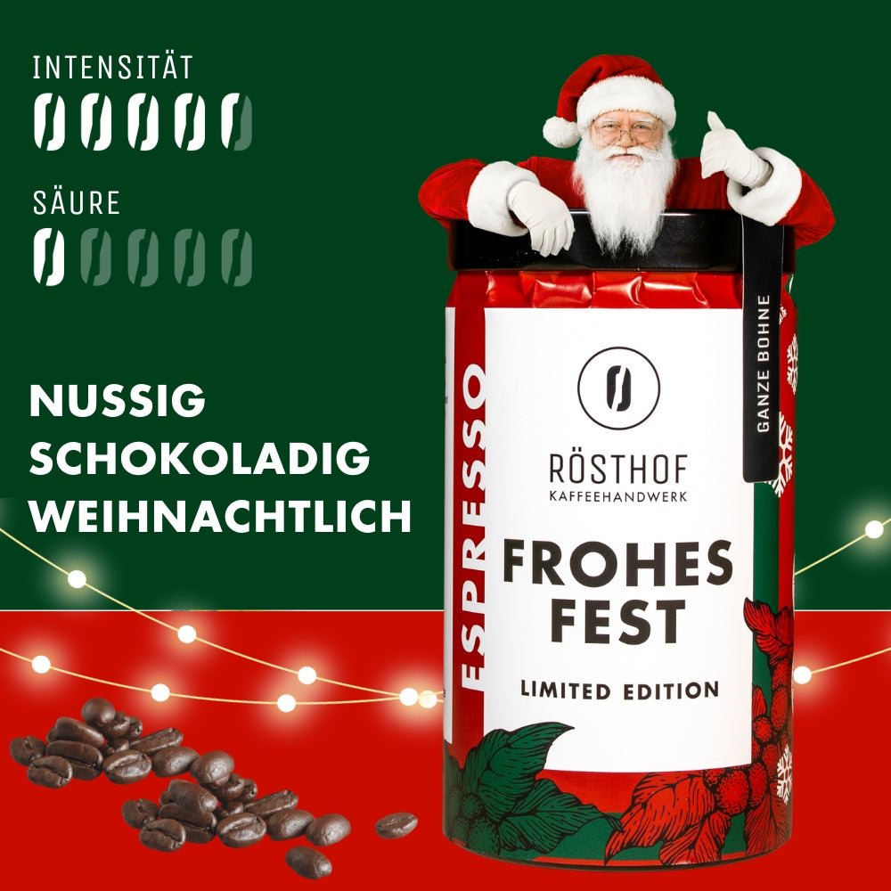 FROHES FEST Crema und Espresso - Limited Edition