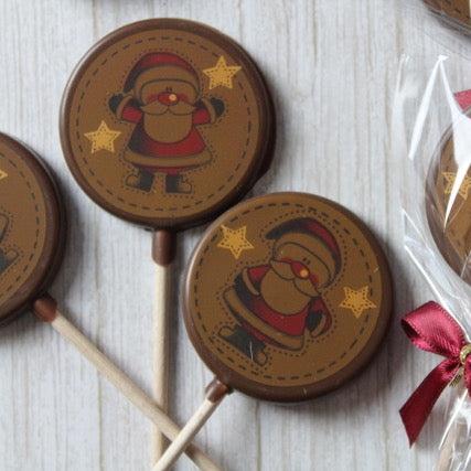 Weihnachtsmann Lollipop – Milchschokolade