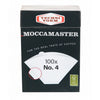 Moccamaster Filterpapier No.4 weiß / 100 Stück